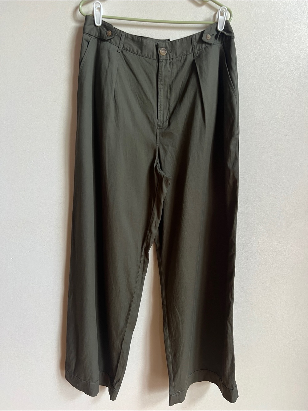 a.n.a Olive Wide Leg Women's Pants